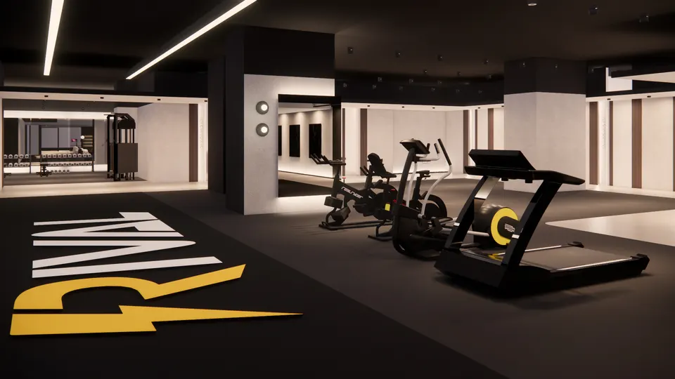 The training floor